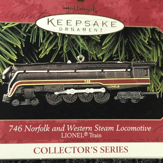 hallmark lionel train ornaments by year
