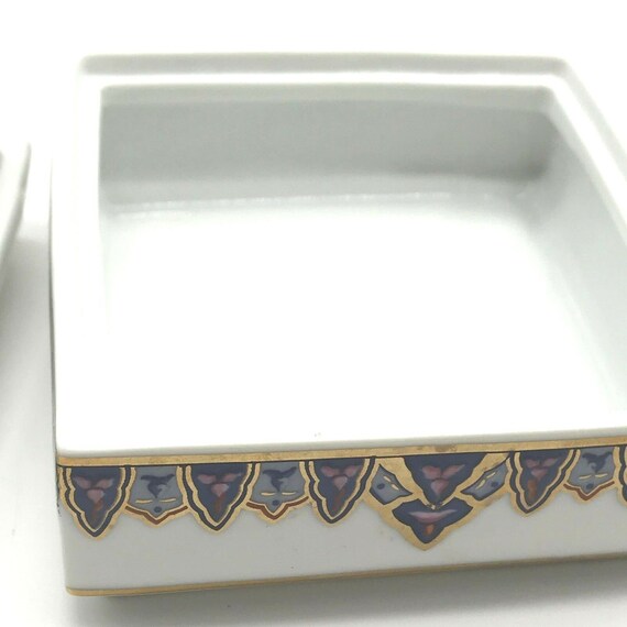 Elizabeth Arden CHINOISERIE Porcelain Square Trin… - image 5