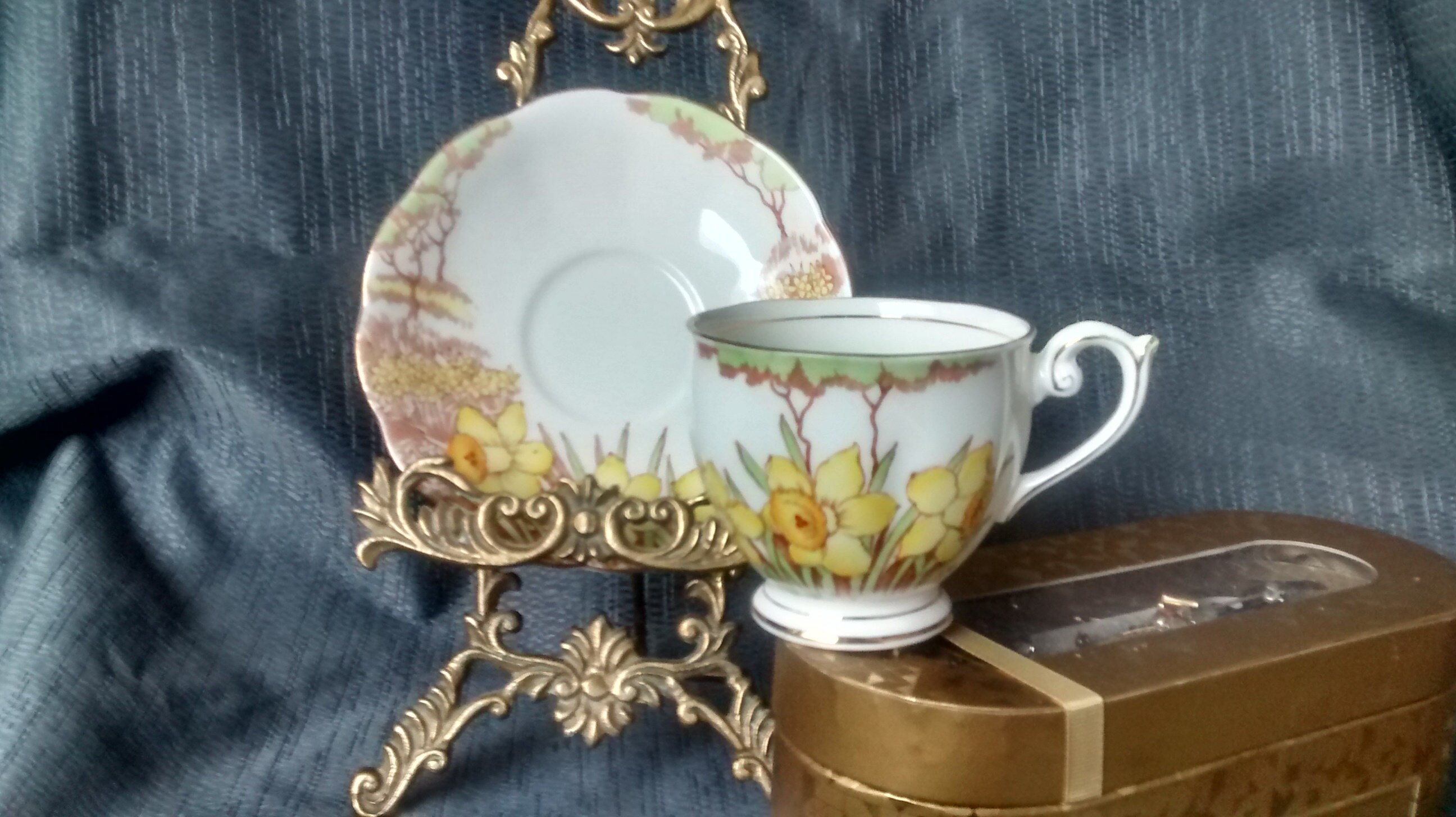 Vintage Tea Cup and Saucer Bell Porcelain Bone China Etsy Canada