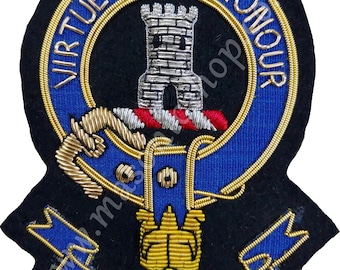 Scottish Clan Crest Badge Patch HAND EMBROIDERED - MACLEAN