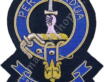 Scottish Clan Crest Badge Patch HAND EMBROIDERED - MACINTYRE