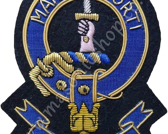 Scottish Clan Crest Badge Patch HAND EMBROIDERED - McKAY