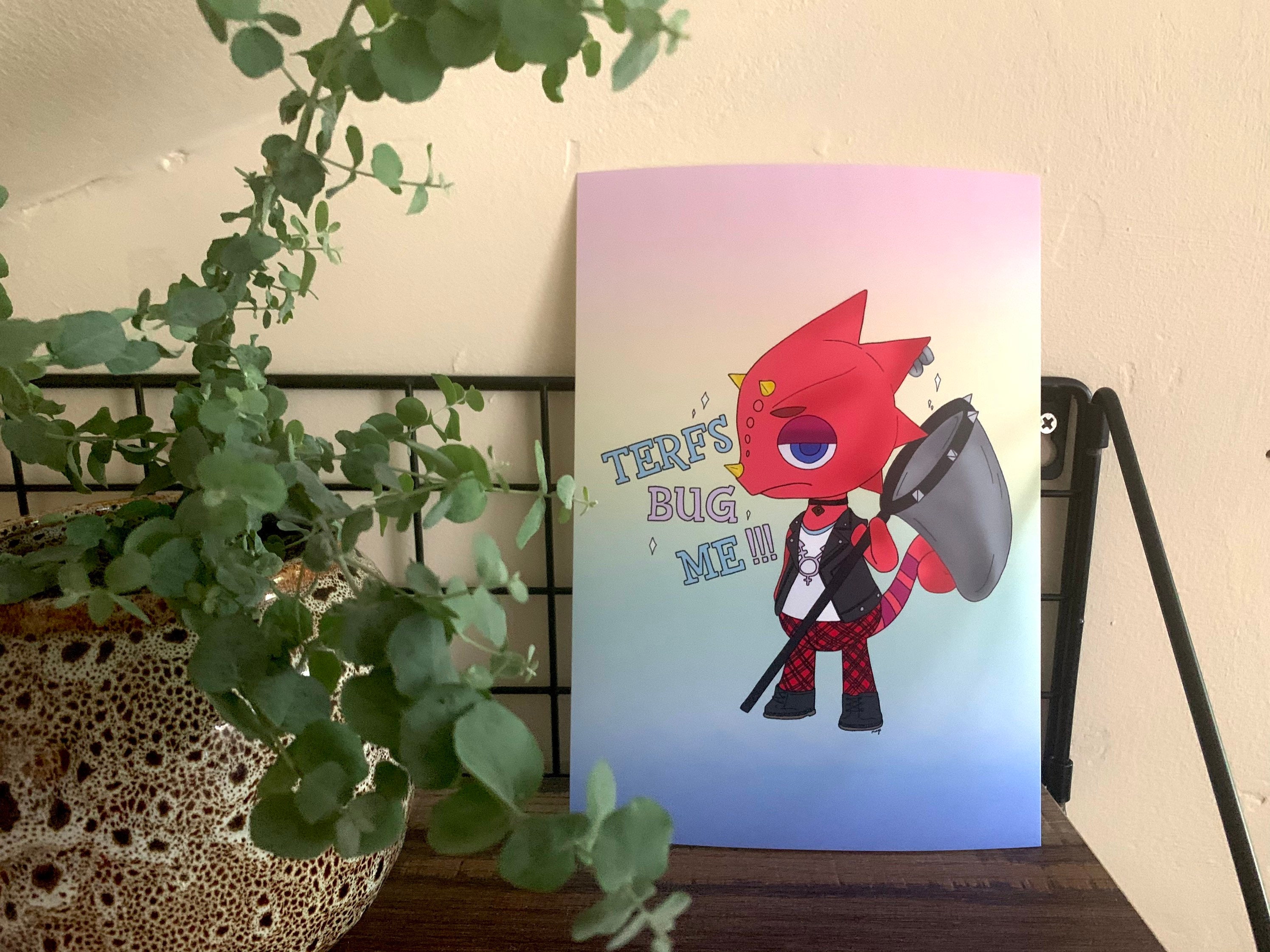 ACNH Flick A5 Print Etsy