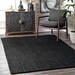 Indian Handmade Braided Bohemian Black Color Pure Jute Runner Area Rug Home Decor Rugs Floor Decor Carpet in Multi Sizes 