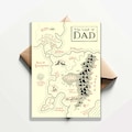 Land of Dad Greeting Card Father's Day Card