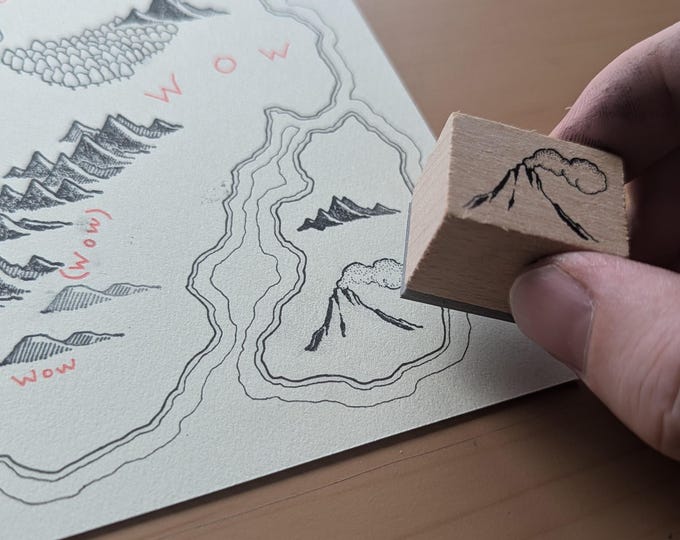 Map Making Stamp Kit, Fantasy Map Maker, TTRPG, Lord of Maps Official