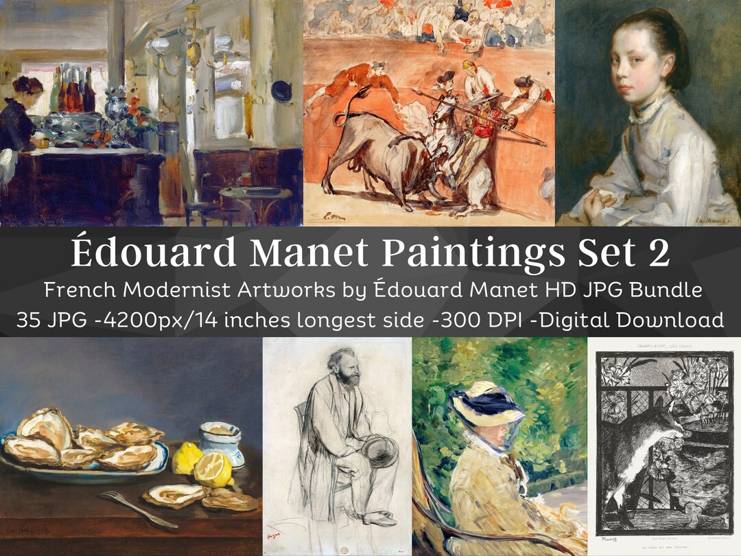 Edouard Manet Paintings 35 HQ Printable Art Decor V2 | Classic ...