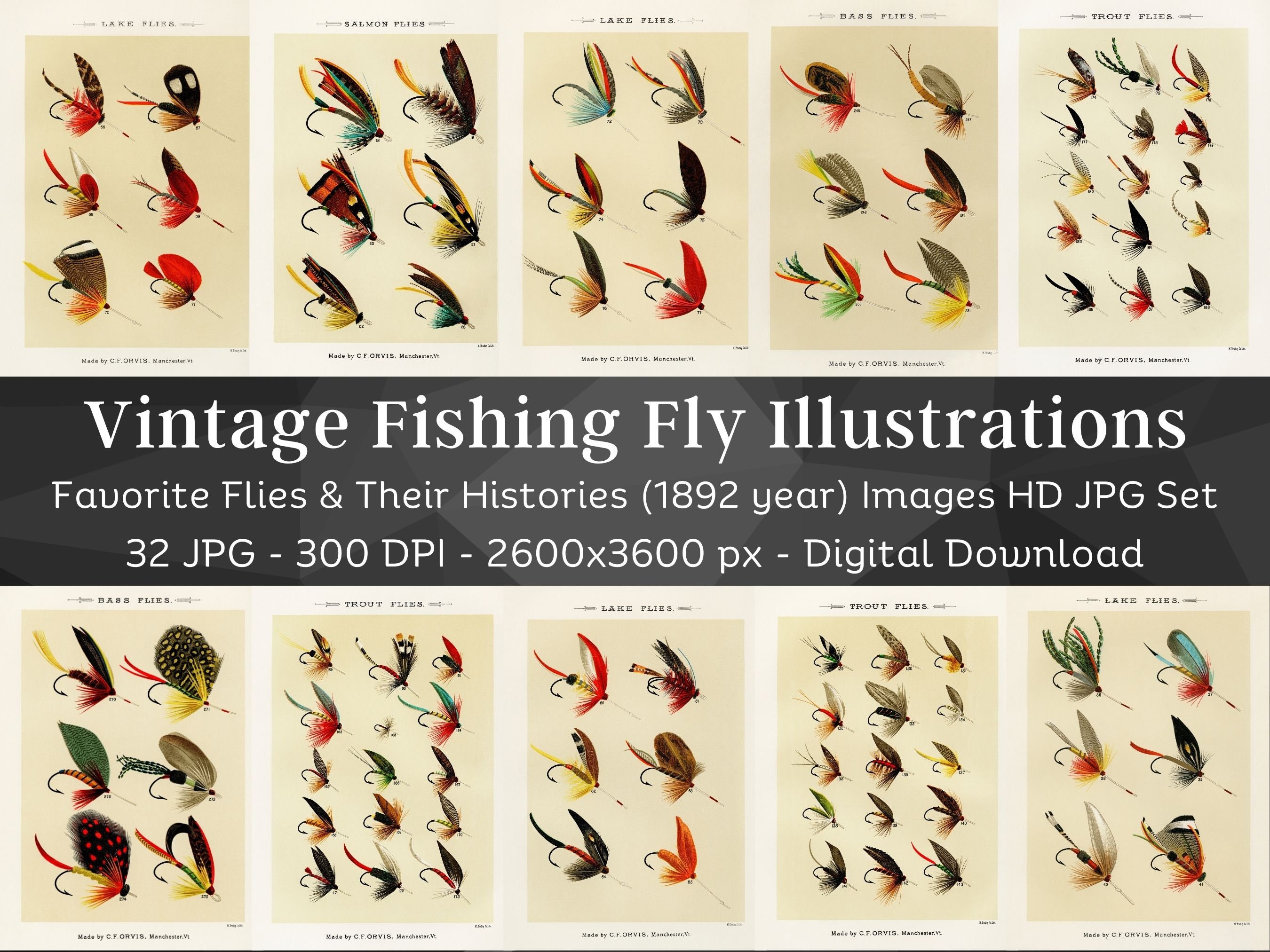 Vintage Fly Tying - Etsy