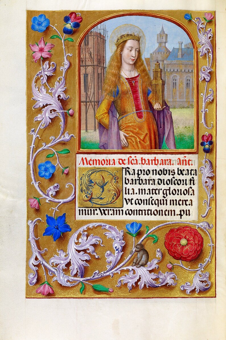 Illuminated Manuscript 42 Medieval Religious Renaissance Illustrations ...