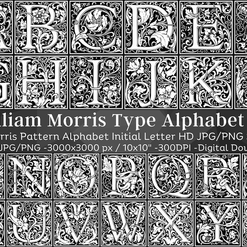 Decorative Alphabet Wall Letters Etsy