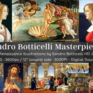 【イタリア画家】I MAESTRI DEL COLORE BOTTICELLI Botticelli Painting- Allegory of Spring