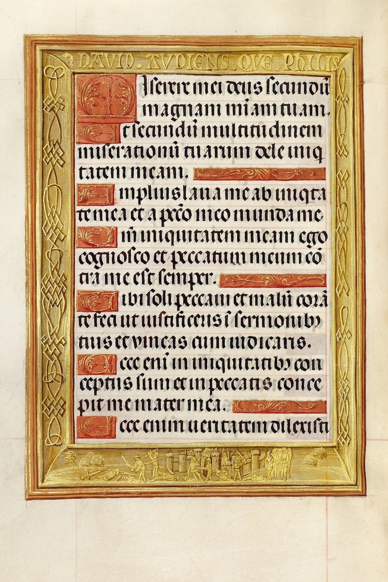Manuscript Frame Illuminated Manuscript 42 Medieval Religious Renaissance Illustrations ...