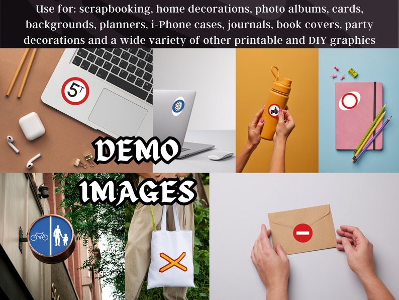 200 Traffic Signs PNG & SVG Set 1 | Individual Street Signs Clipart ...