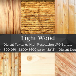 Digitaal licht houtstructuurpakket | 25 houtnerfpapier | Afdrukbare plakboekachtergrond | Natuurlijk verweerd hout | Direct downloaden| Com. Gebruik