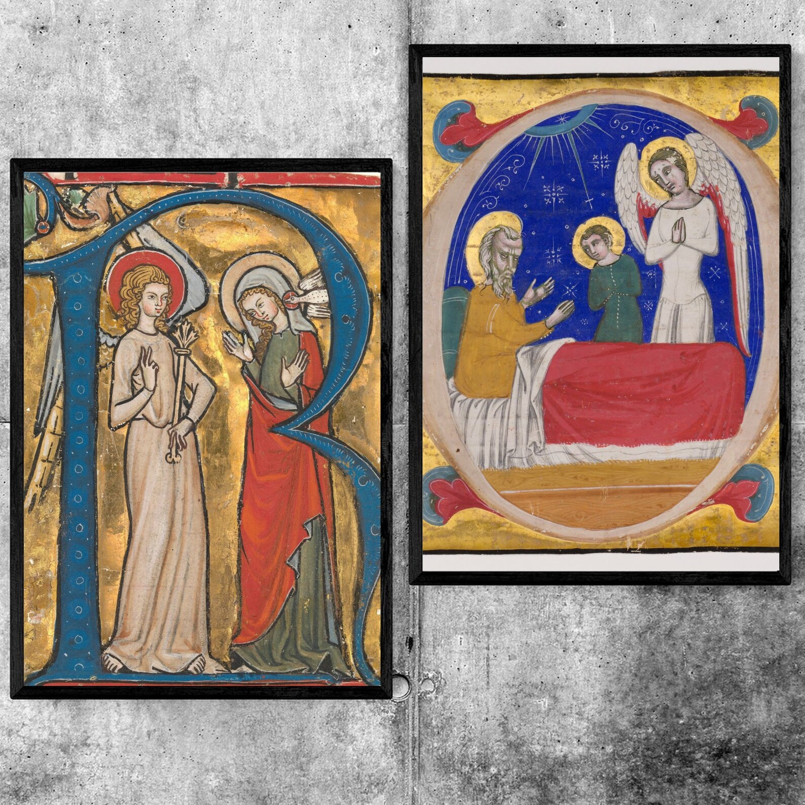 25 Illuminated Manuscripts Pages | Medieval Junk Journal | Historiated ...