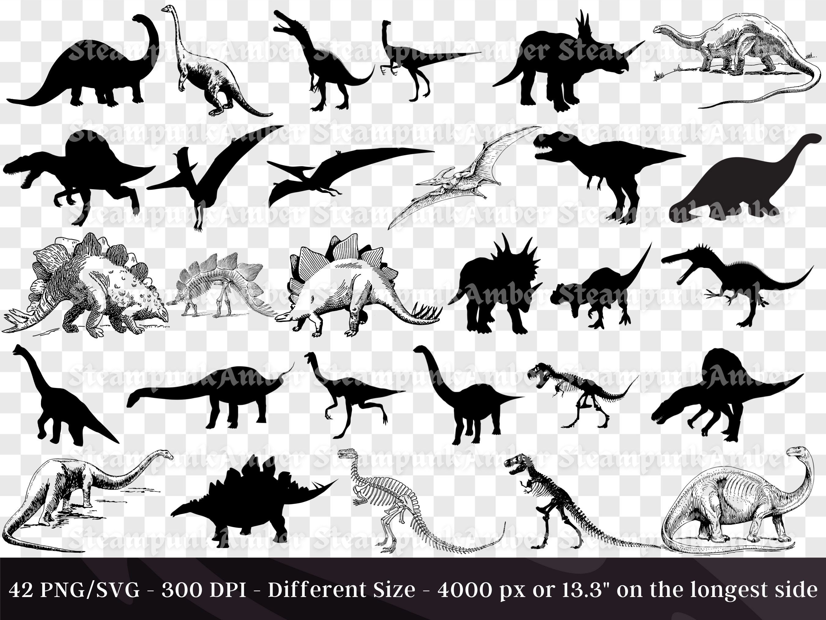 Dinosaur 42 PNG & SVG Bundle | Dinosaur Clipart | Dinosaur SVG ...