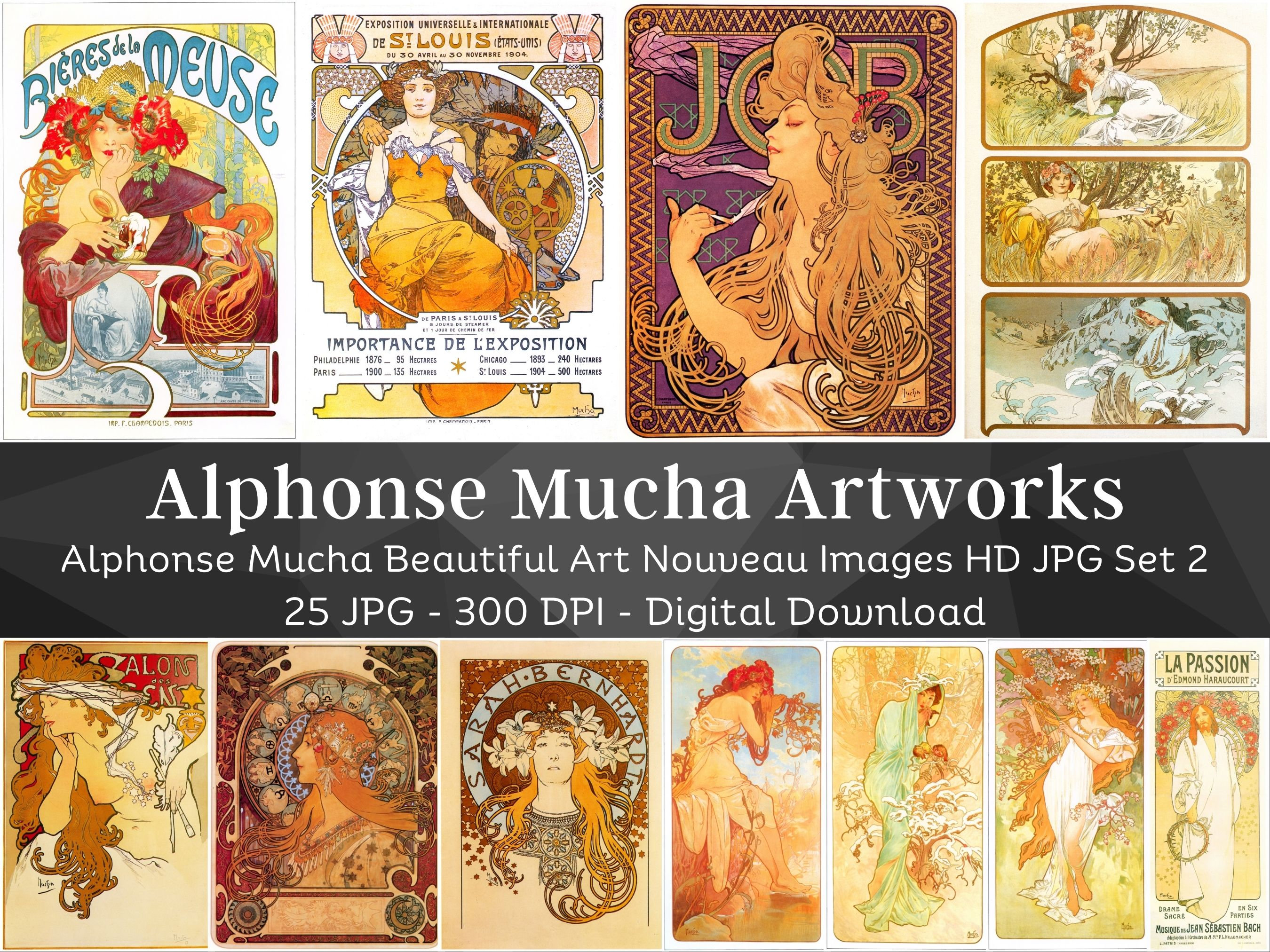 Alphonse Mucha - Etsy