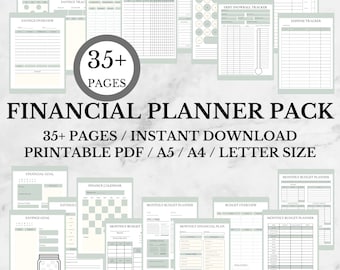 Budget Planner Finance Tracker Budget Template Printable Budget Binder Monthly Budget Planner Annual Expenses Tracker Bill Debt Savings Book