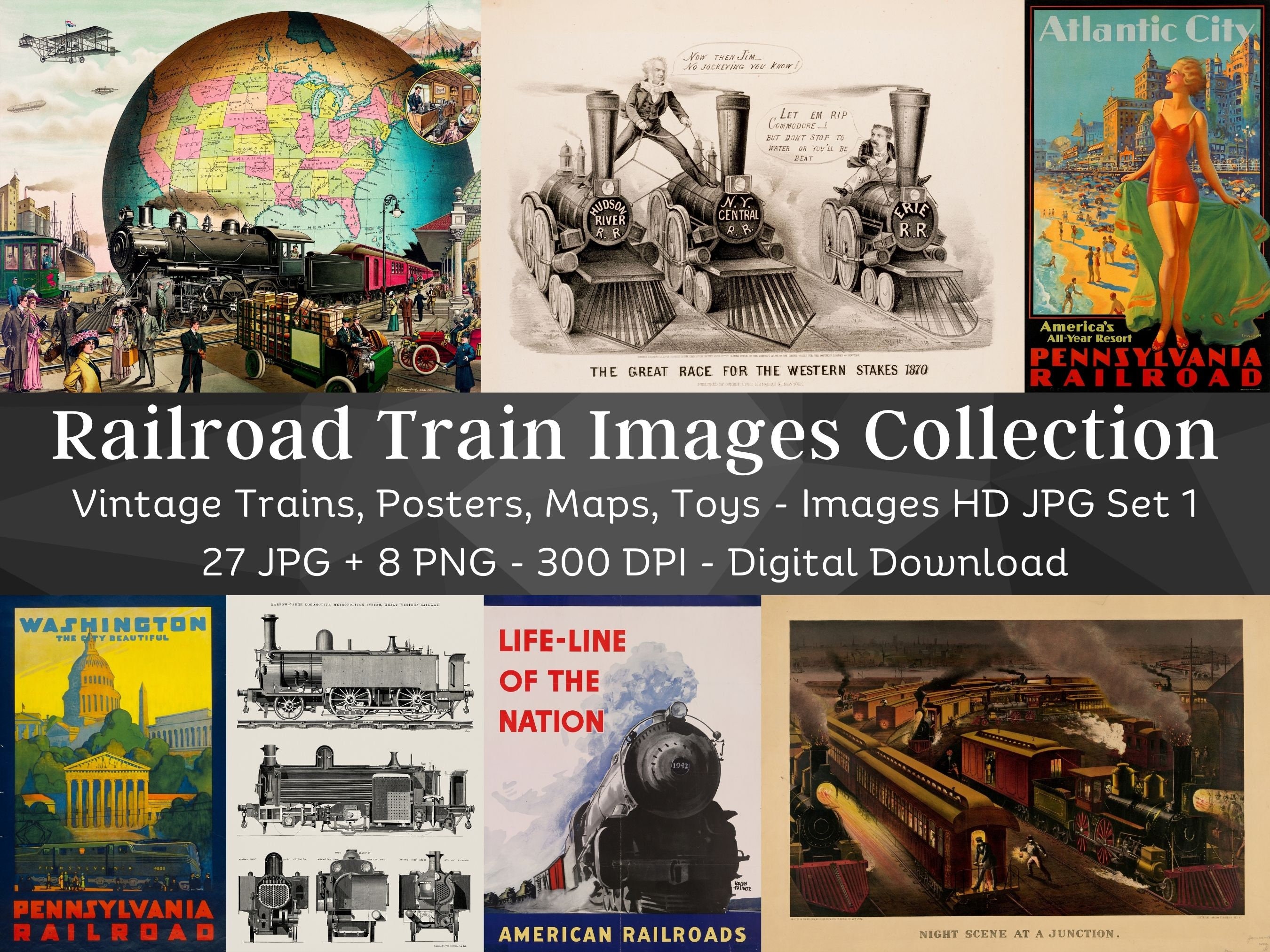 Antique train ticket - Etsy 日本