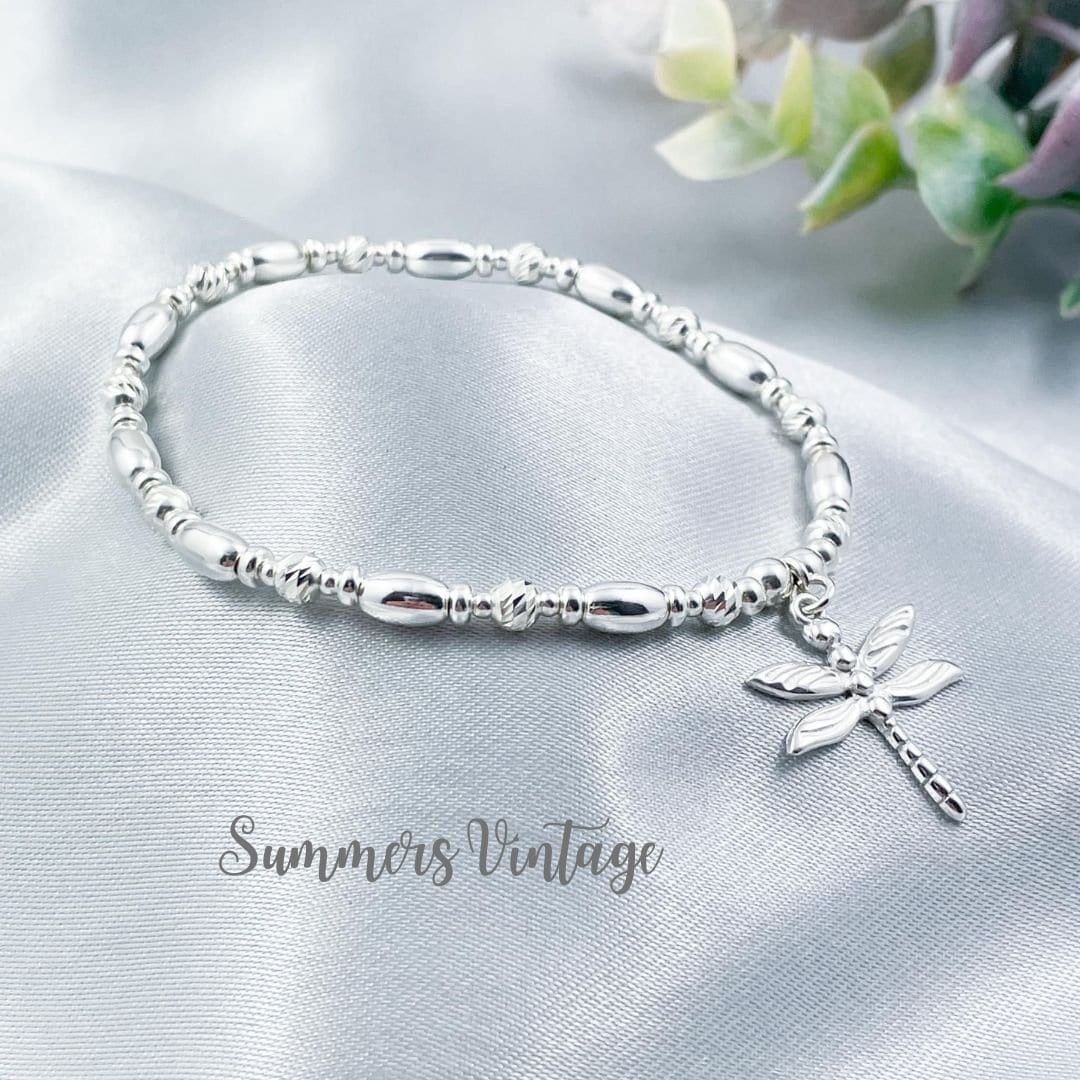 Sterling Silver Dragonfly Bracelet