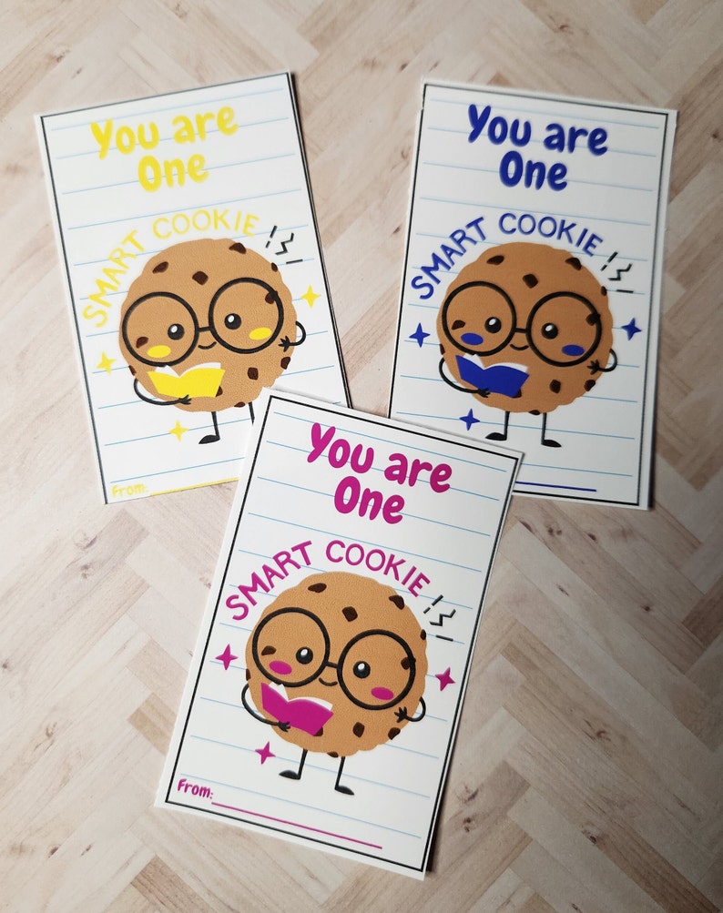 End of Year Student Gift, Smart Cookie Tag, Printable, Download, School ...