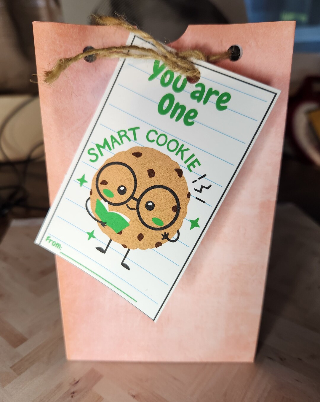 End of Year Student Gift, Smart Cookie Tag, Printable, Download, School ...