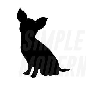 Chihuahua SVG Files, png, dxf, eps, Vector Files Instant Download, A0 Large Prints Printable, Dog Silhouette Svg DIGITAL DOWNLOAD Printable