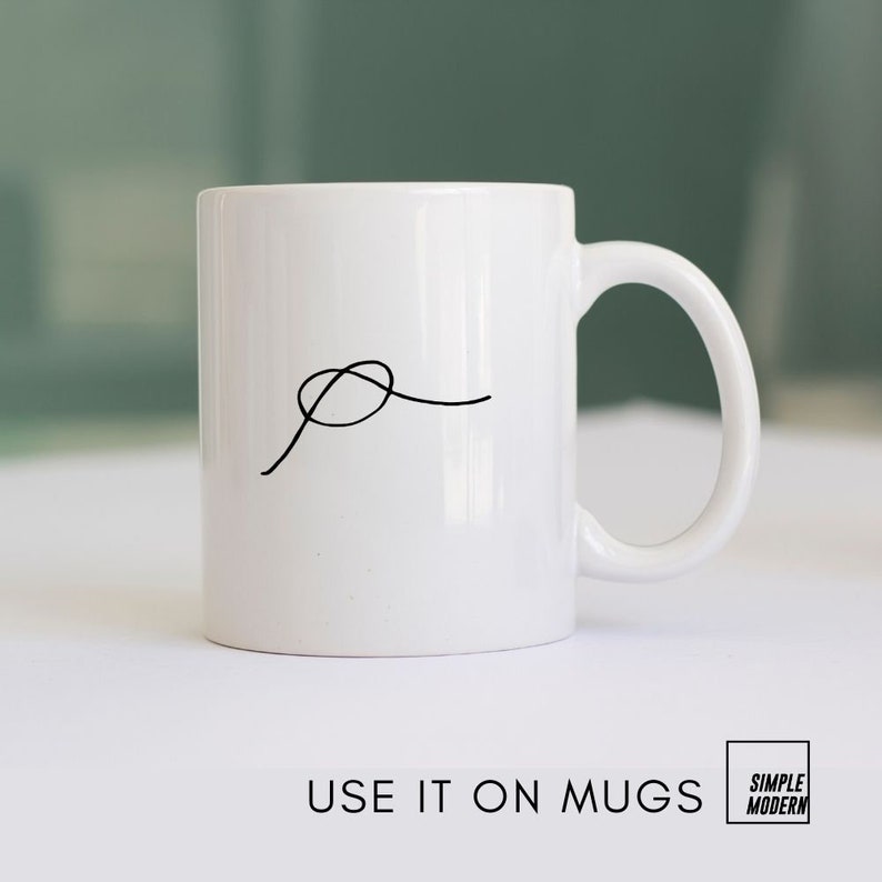 Hand Drawn String SVG, A Piece of String Simple Line Drawing, Instant ...