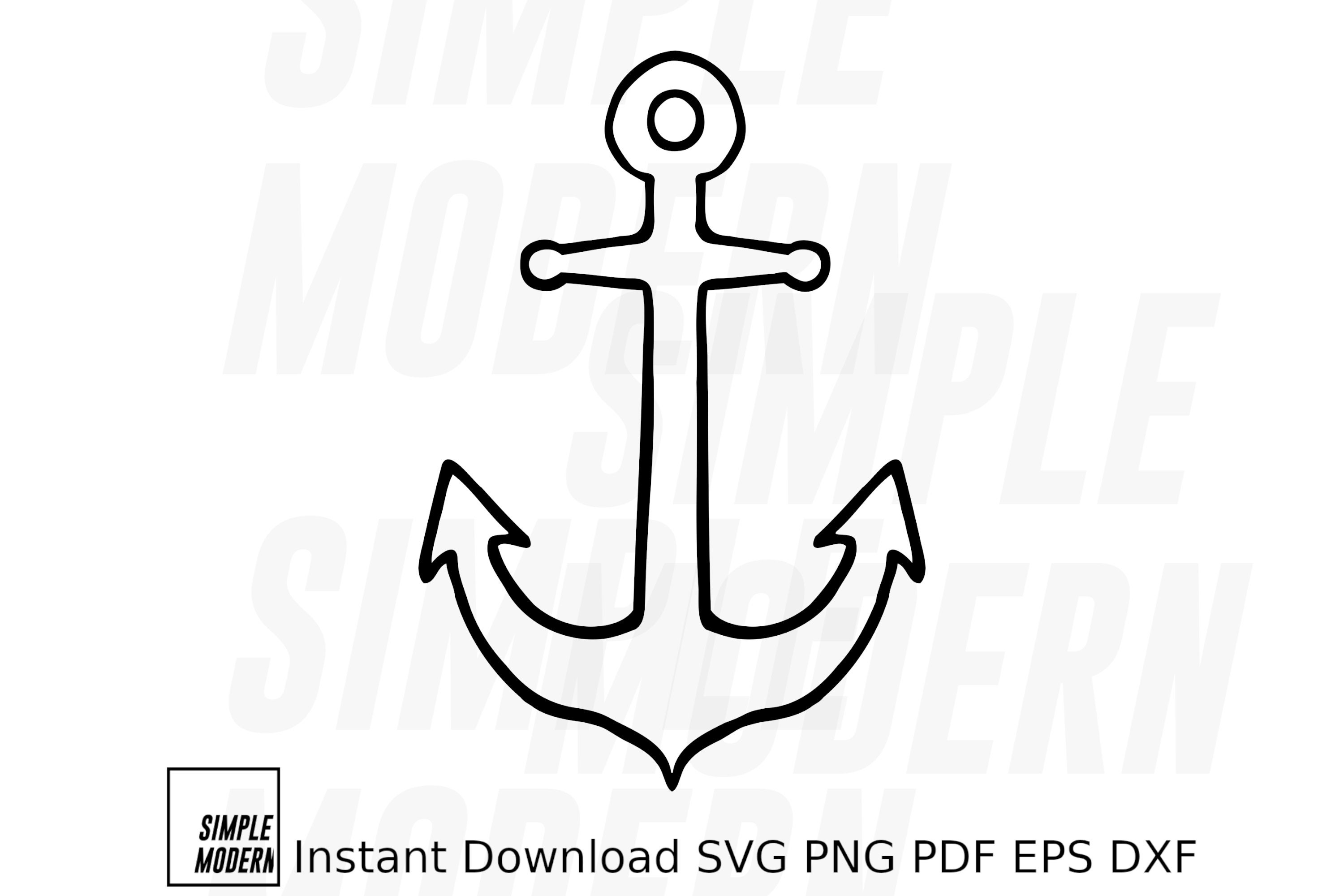 Nautical Anchor SVG, Anchor Drawing Vector Art Print Instant Digital  Download, Hand Drawn Ship Anchor Cutting Files and Printable Clipart -   Finland