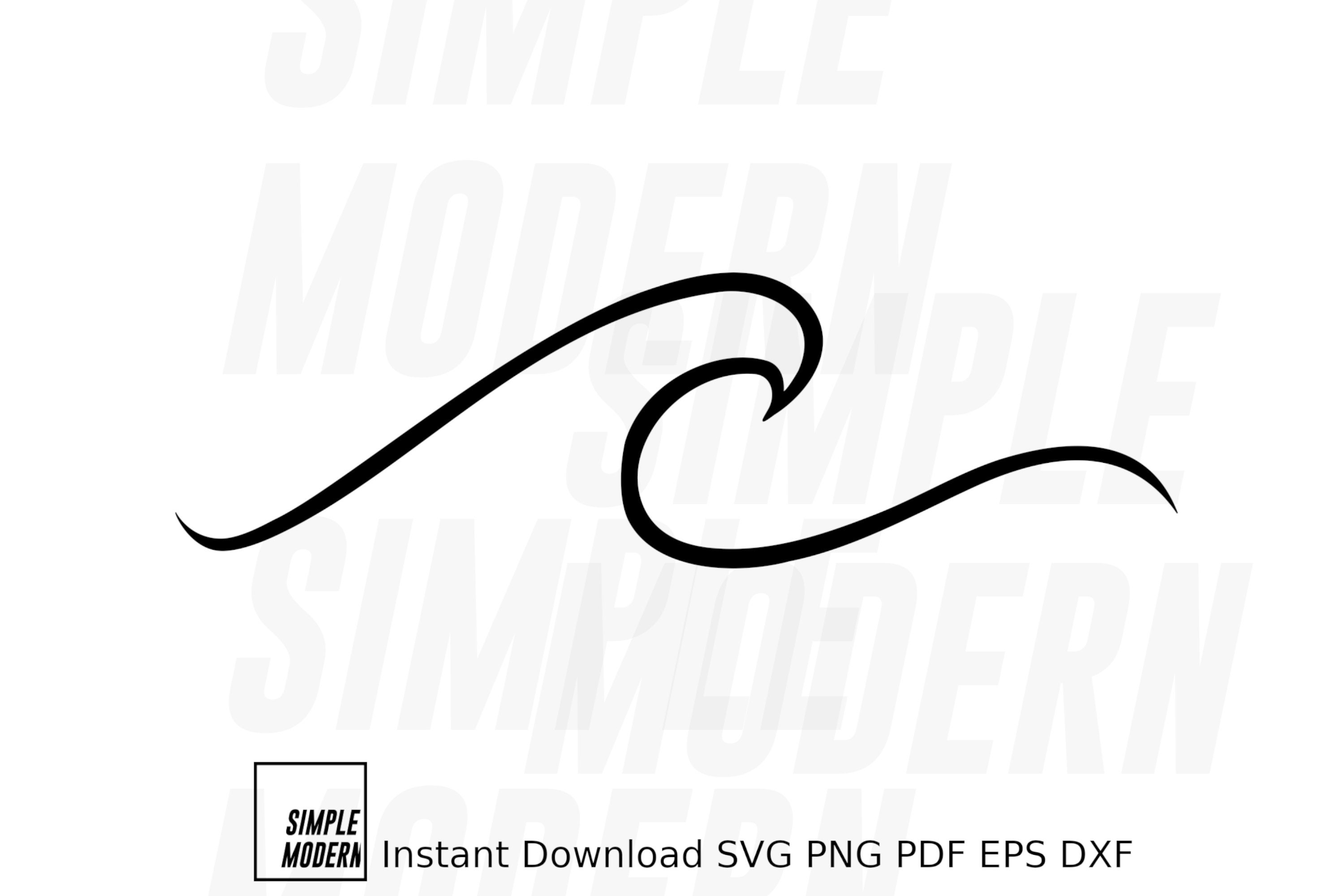 Simple Ocean Wave Clip Art