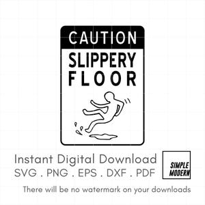 Let op hoe je stapt teken SVG voor snijden en afdrukbaar, Instant Download Eenvoudig struikelen-waarschuwingssymbool, clipart voor persoonlijk en commercieel gebruik
