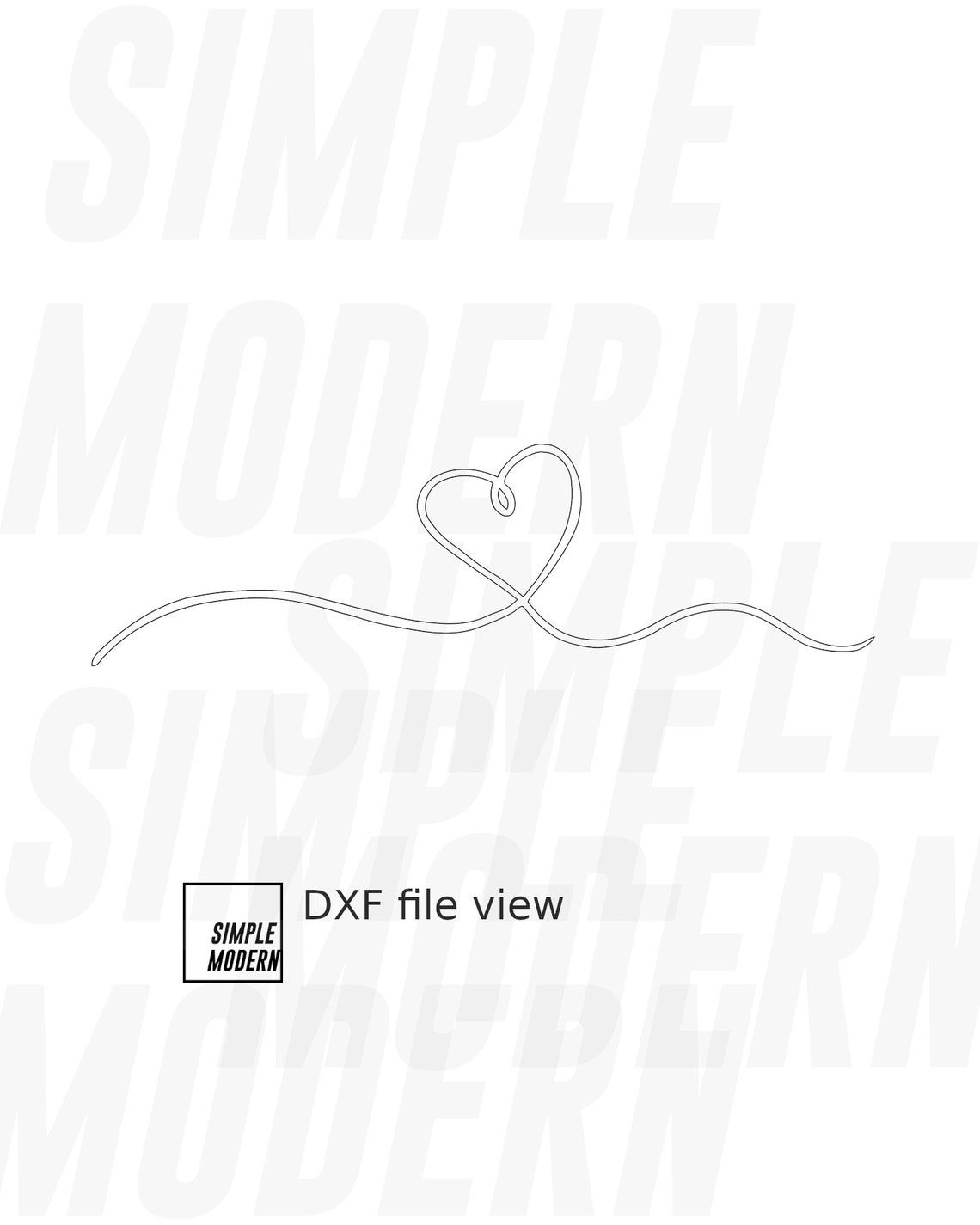 Hand Drawn Heart on A String SVG Files, Illustration Vector Files for