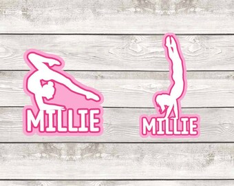 Personalized Gymnastics Acro Dance Sticker
