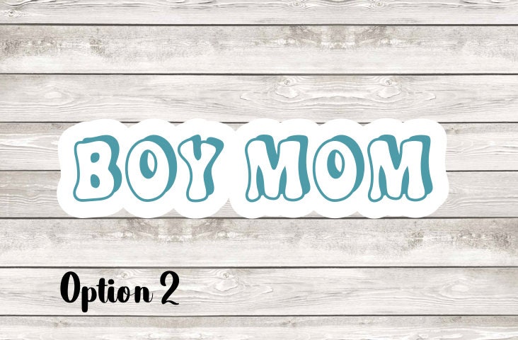 Simple Boy Mom Sticker for Laptop, Phone, Water Bottle, Etc! - Etsy