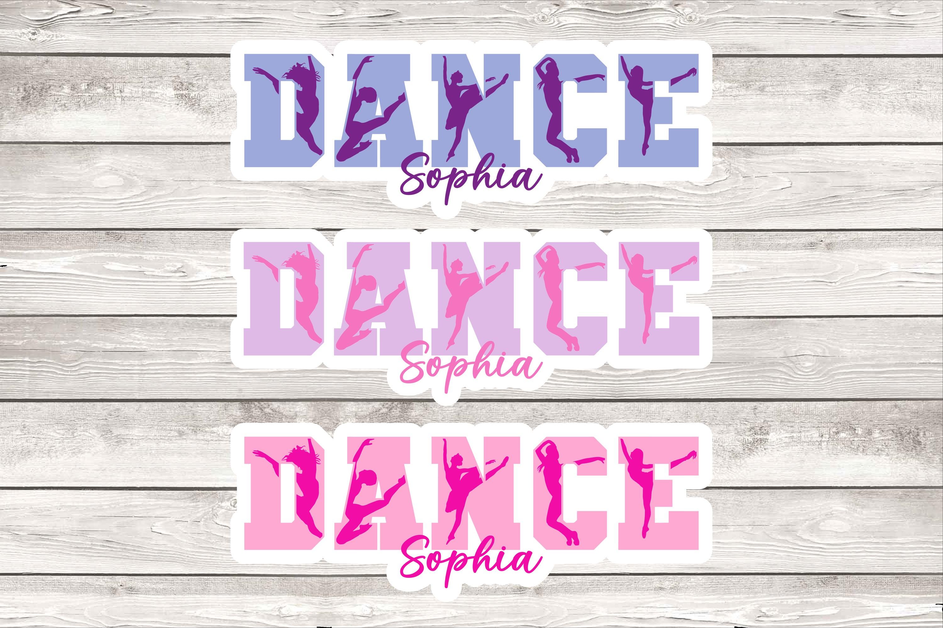 Personalized Dance Sticker - Etsy