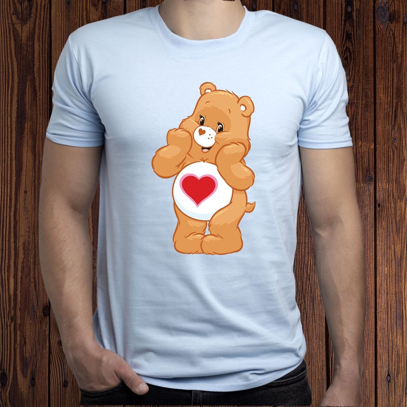 Care Bears shirt/ Tenderheart Bear tshirt/ Tenderheart Care Etsy