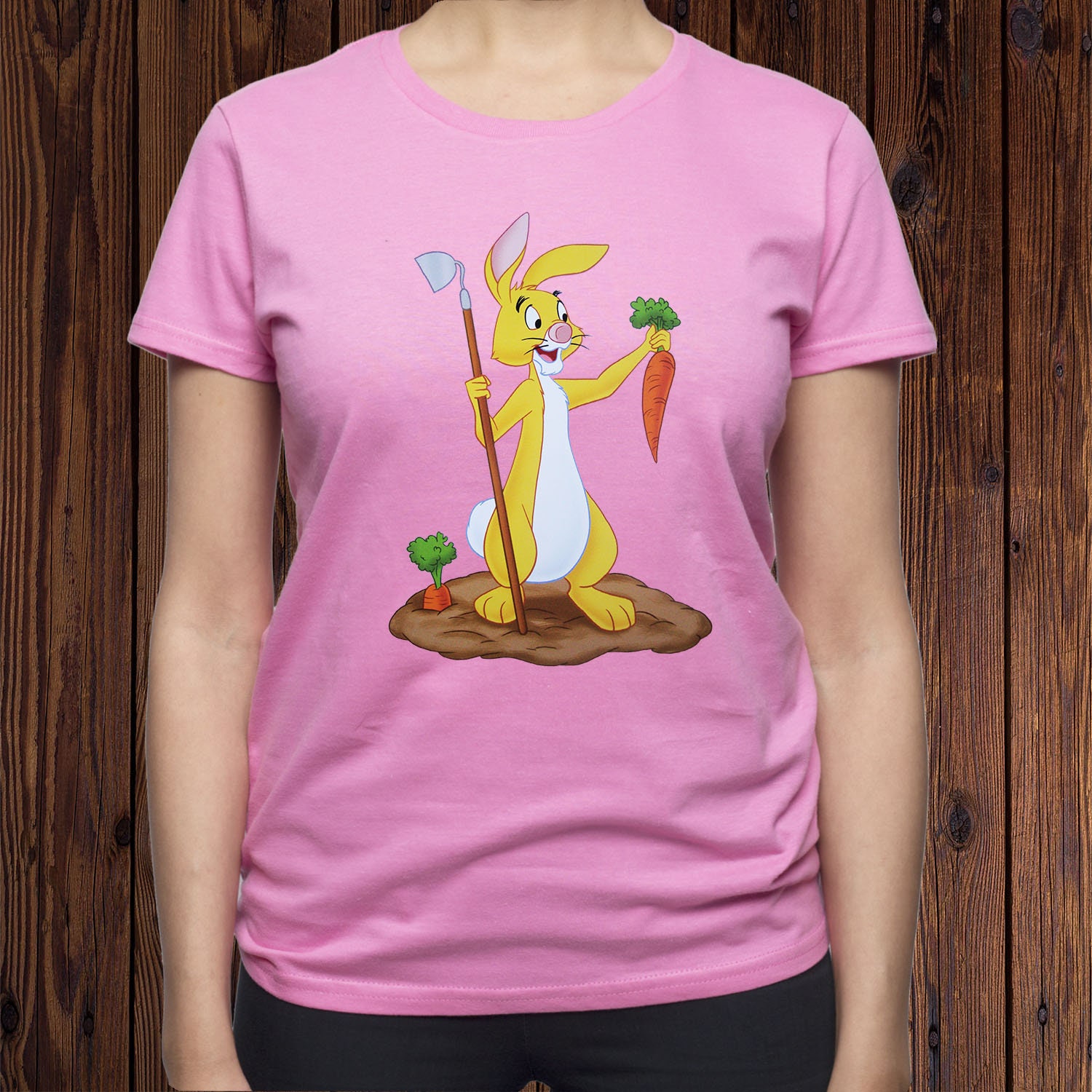 Rabbit shirt/ Rabbit Winnie the Pooh tshirt/ Rabbit Carrot Etsy