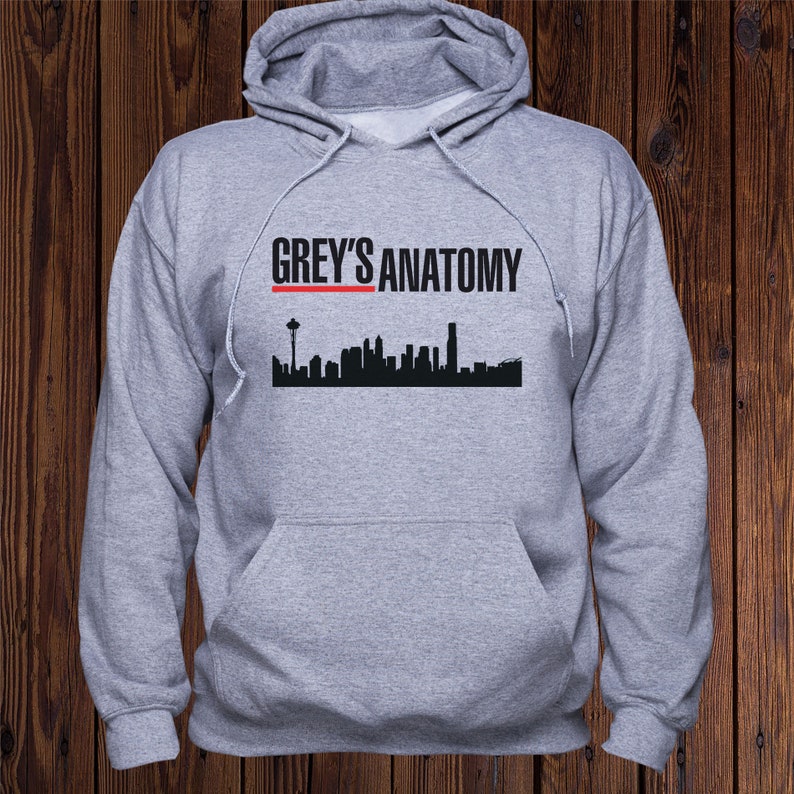 Greys Anatomy Sweatshirt/ Grey Anatomy Logo Hoodie/ City Etsy