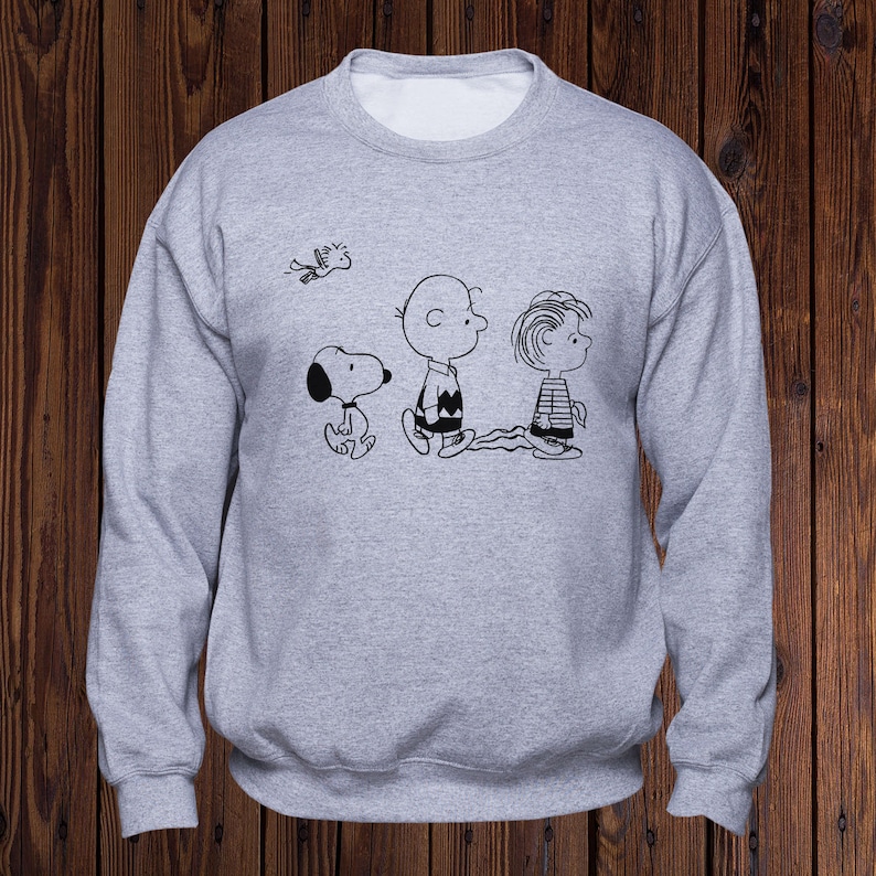 Charlie Brown Sweatshirt/ Snoopy Hoodie/ Woodstock Pullover/ Etsy