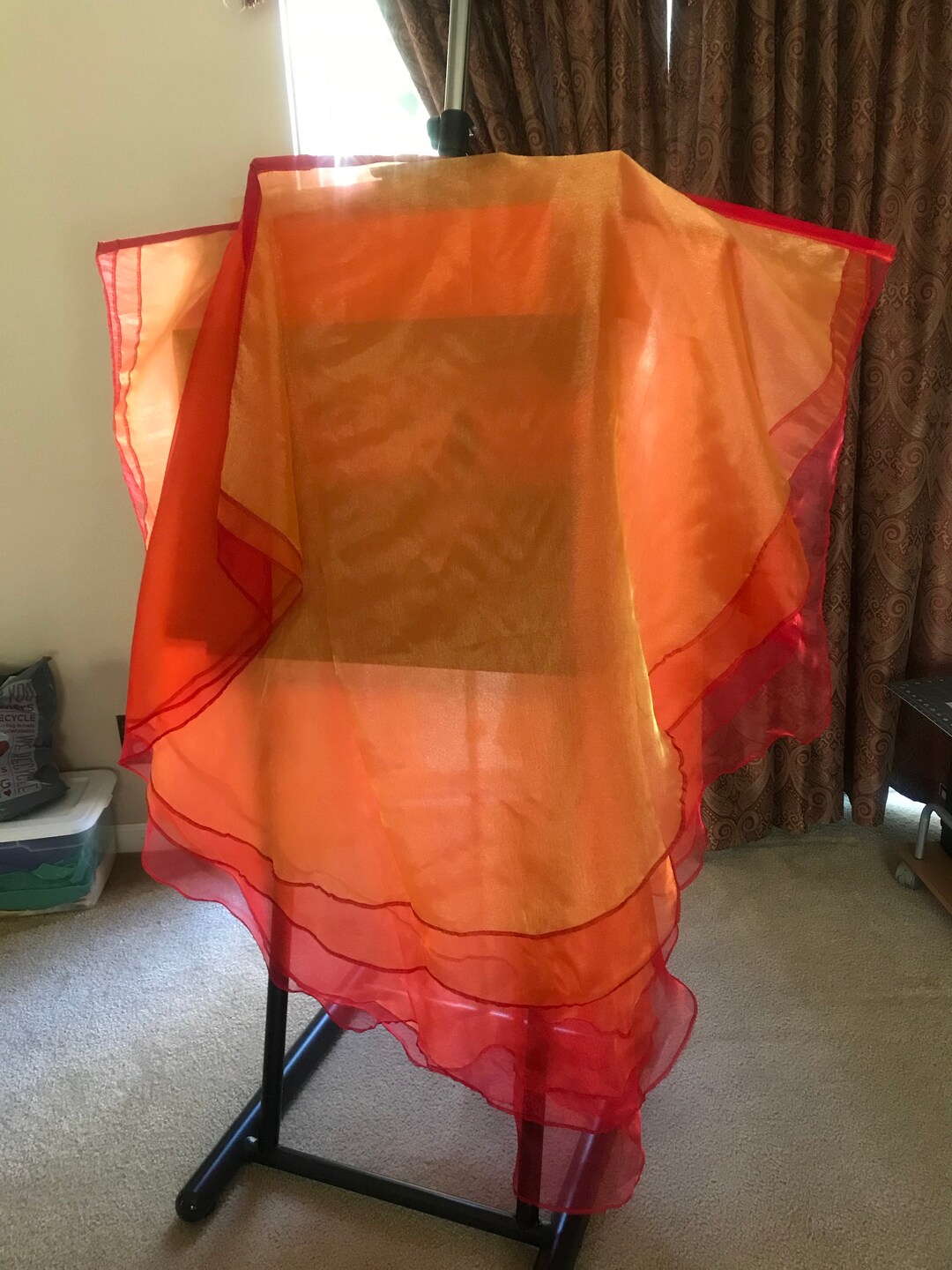 FIRE FLAGS TRIPLE, Triple Colored Flags, Holy Spirit Fire Flags, Etsy