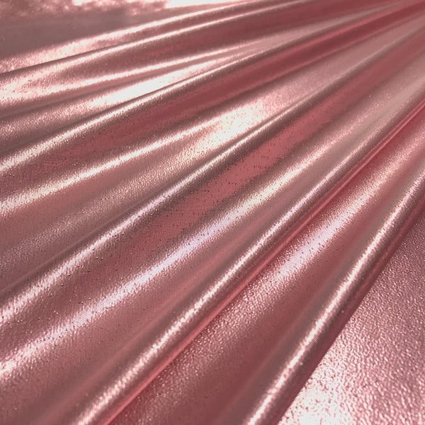 60" PINK TISSUE LAME Fabric, Pink Liquid Metal Fabric, Pink Metallic Fabric, Pink Lame Fabric,