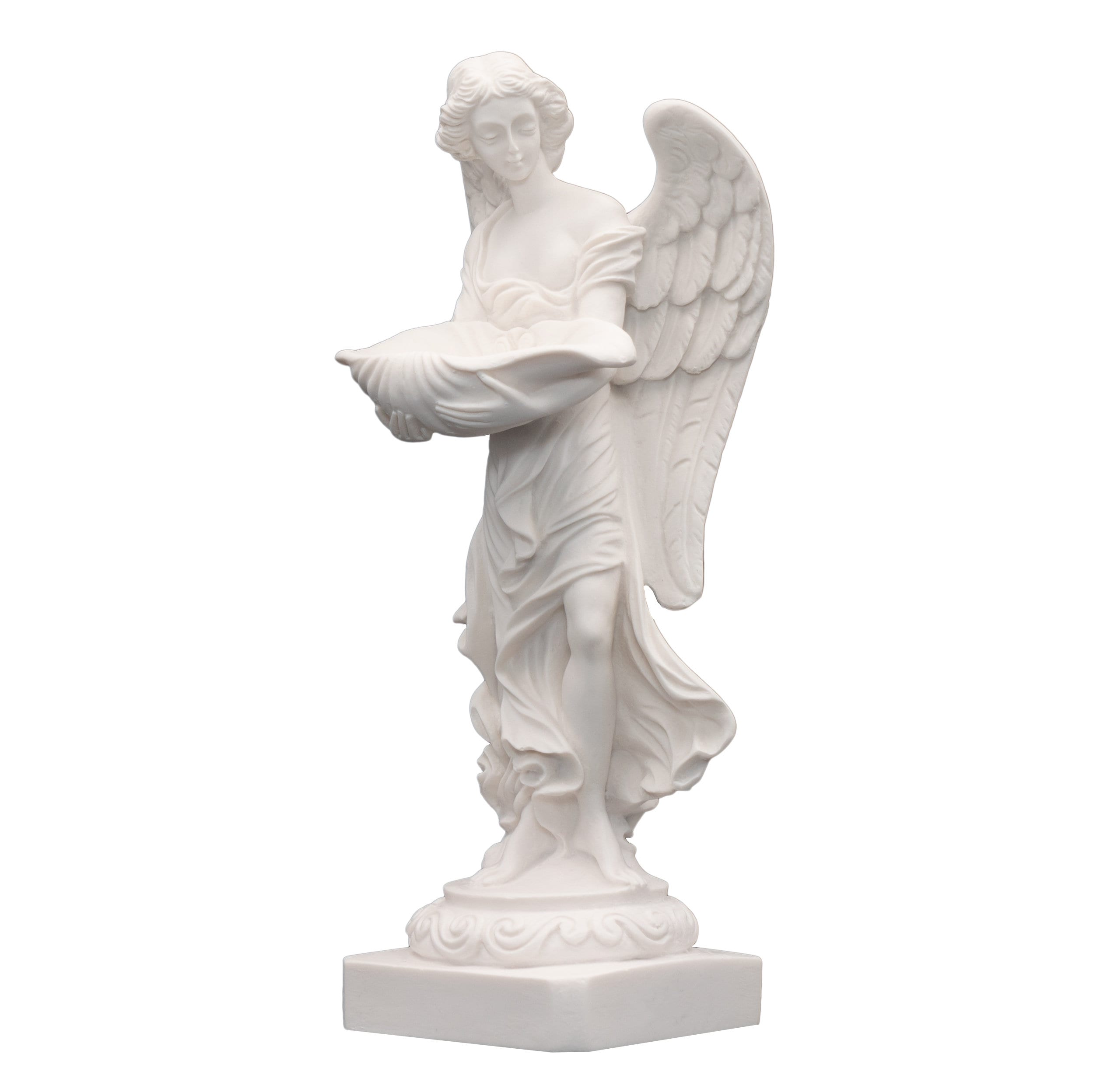 Handmade Alabaster Angel Statue 9.45 in - Etsy Nederland