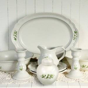 Vintage Pfaltzgraff "Christmas Heirloom" Stoneware Dinnerware, Dishes, Pieces Sold Separately