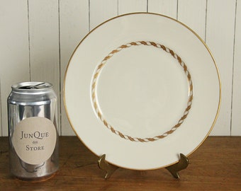 Vintage Franciscan DEL MONTE Salad Plate 8 3/8", Inner Gold Rope Band