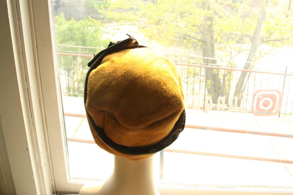 Sheepskin Hat by Susan Bradford - Mustard Slouch,… - image 2