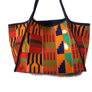 Bolsa de mano de gran tamaño, bolsa de mano grande, bolsa de compras de cera, bolsa de compras de cera grande
