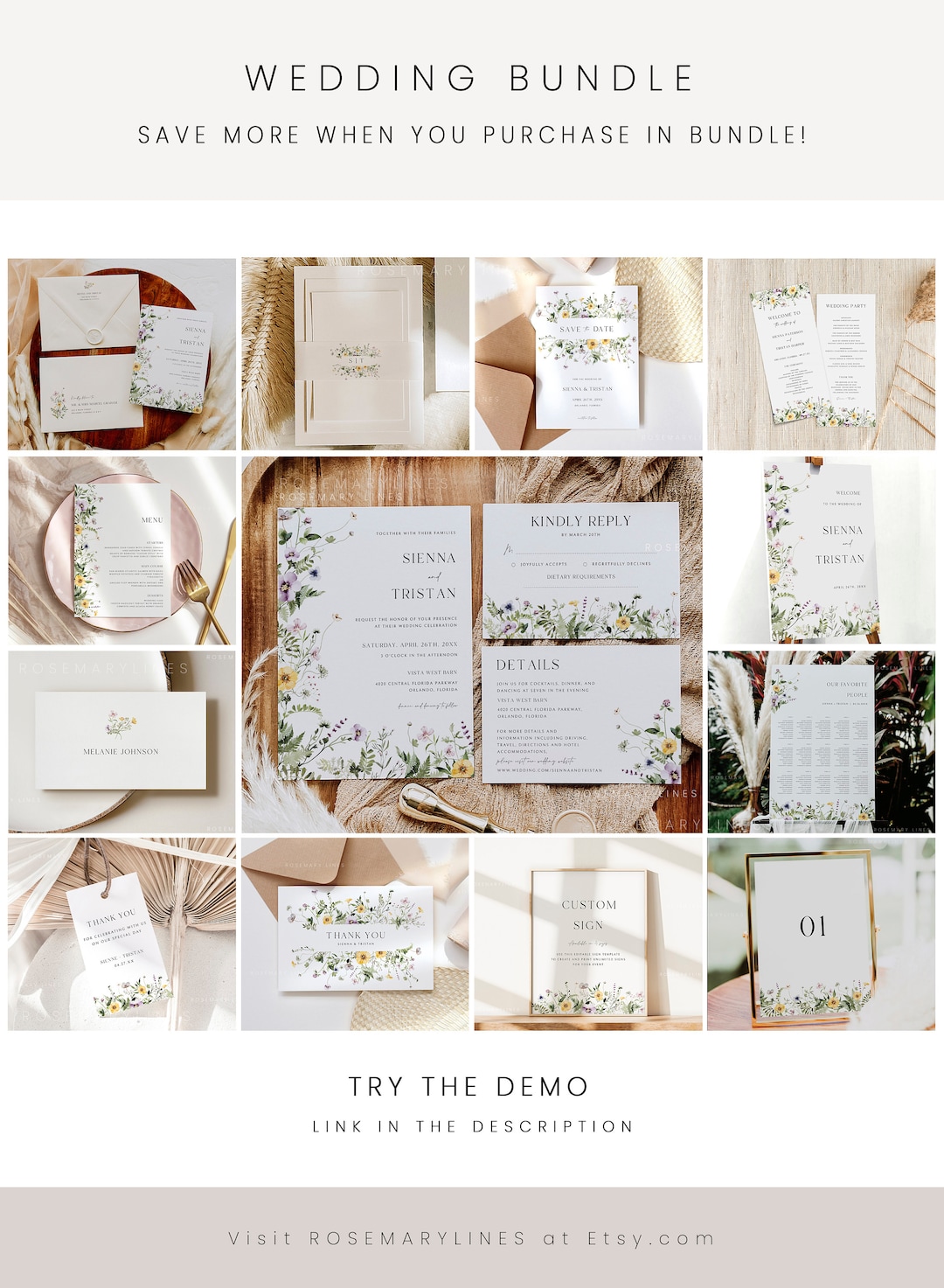 Wedding Bundle Wedding Bundle Set - Stained Glass – SpeedyOrders main image 4