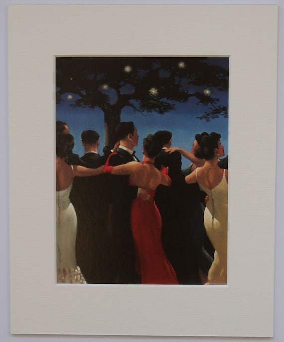 Jack Vettriano The Temptress White Mounted Art Print Special Offer NEW