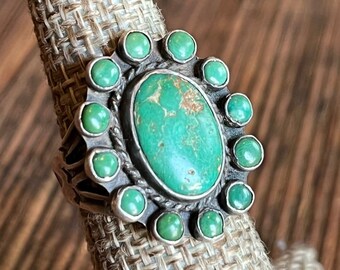 Sz 5.75 ~ Vintage Native American Fred Harvey Era Sterling Silver