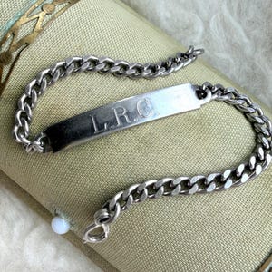 Elco Sterling Id Bracelet - Etsy